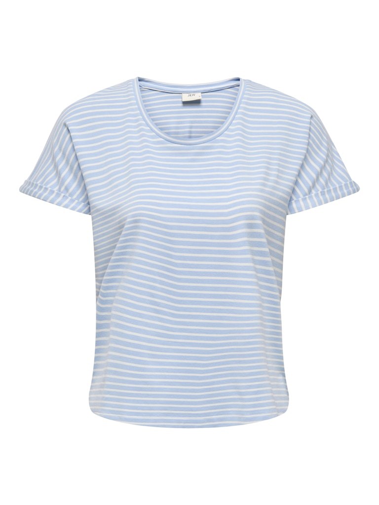 Only Kadın T-Shirt 15325267 Cashmere Blue