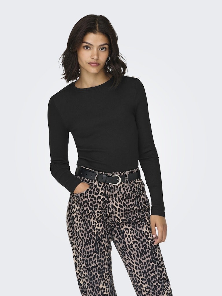 Only Kadın T-Shirt 15330371 Black