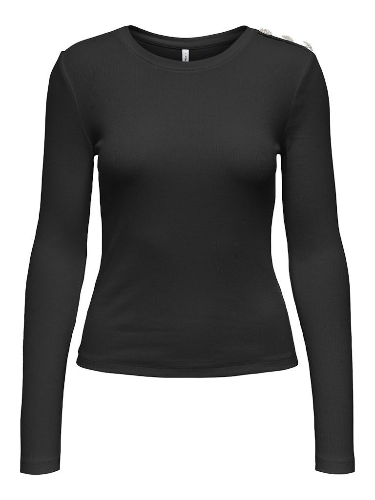 Only Kadın T-Shirt 15330371 Black