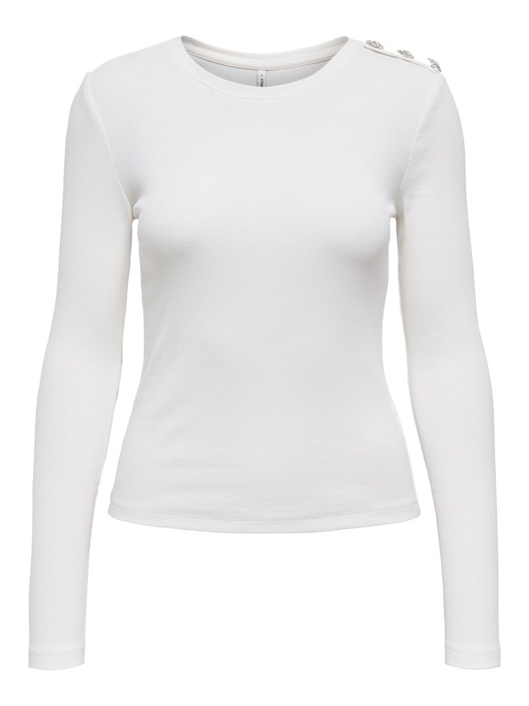 Only Kadın T-Shirt 15330371 Cloud Dancer