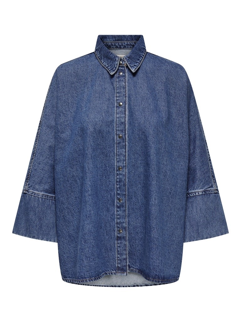 Only Kadın Gömlek 15332126 Medium Blue Denim