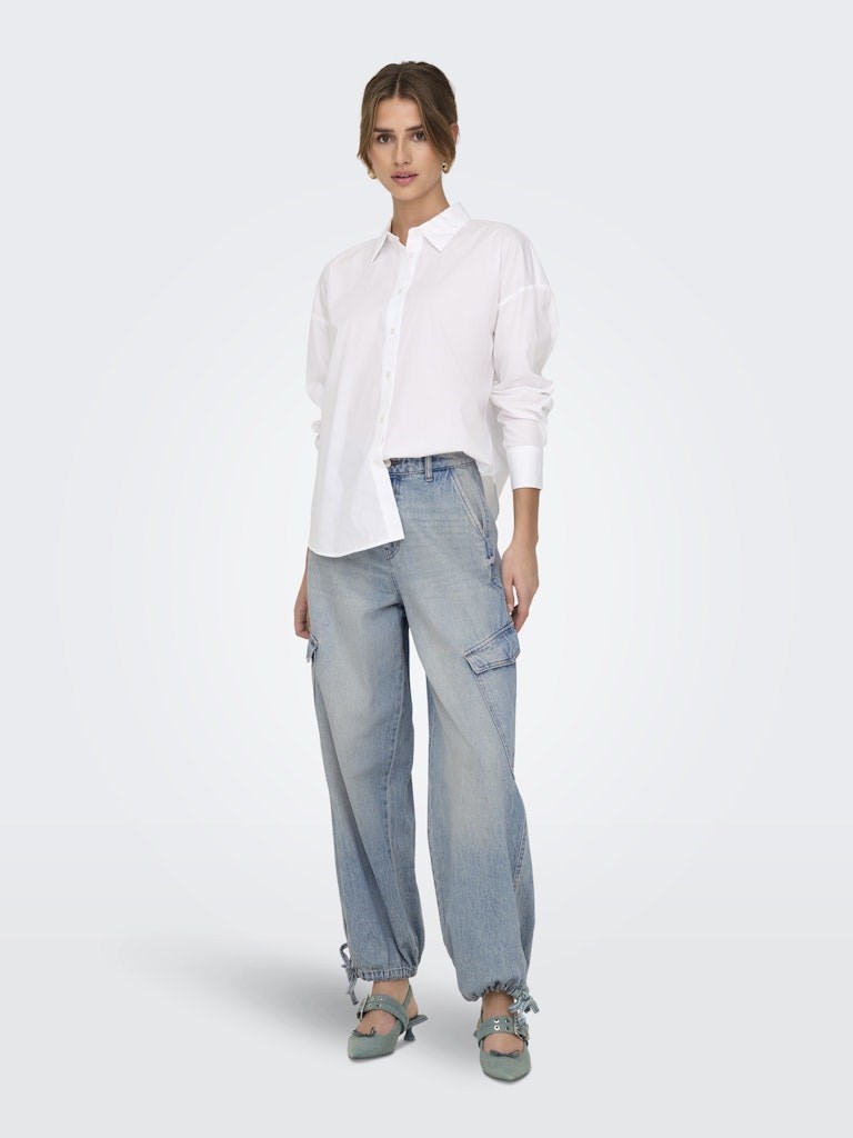 Only Kadın Pantolon 15334982 Light Blue Denim