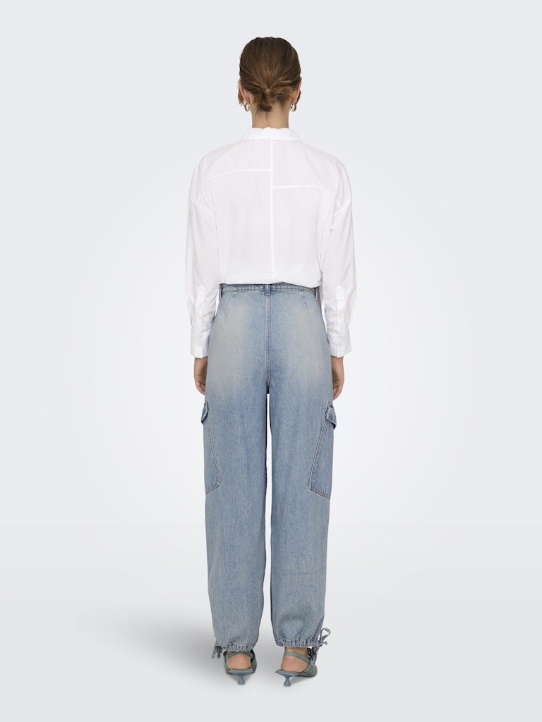 Only Kadın Pantolon 15334982 Light Blue Denim