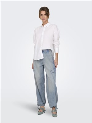 Only Kadın Pantolon 15334982 Light Blue Denim