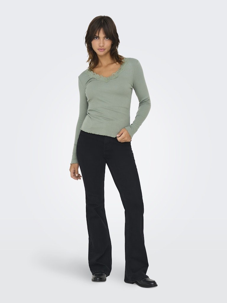 Only Kadın T-Shirt 15335674 Sea Spray