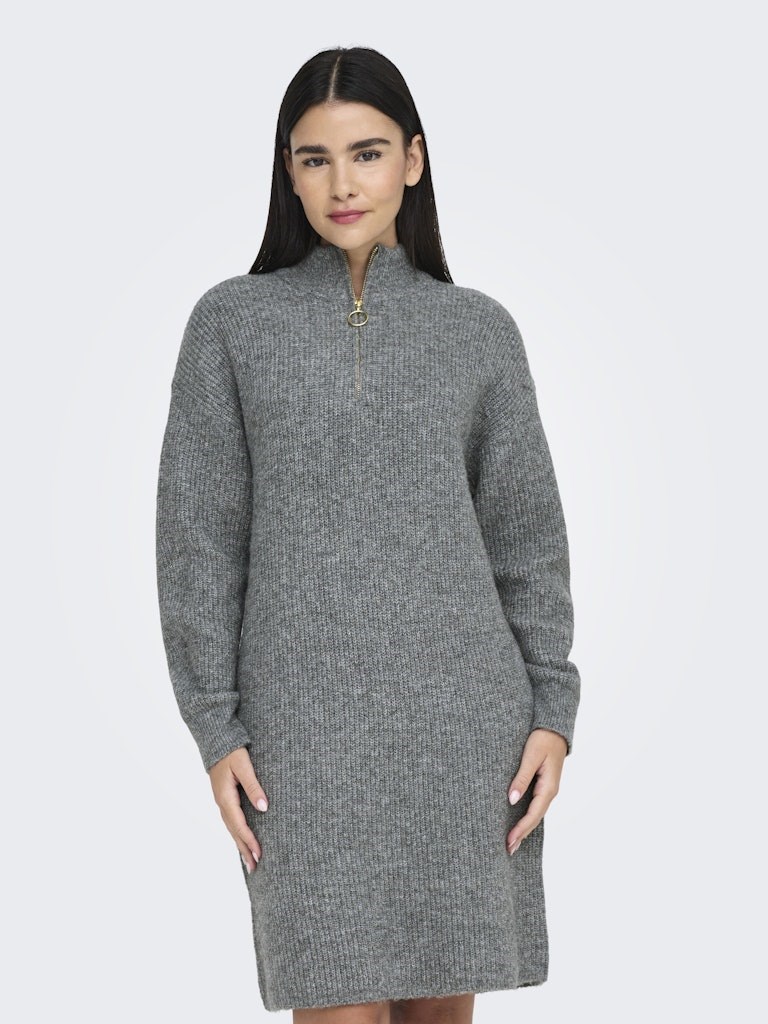 Only Kadın Elbise 15335831 Dark Grey Melange