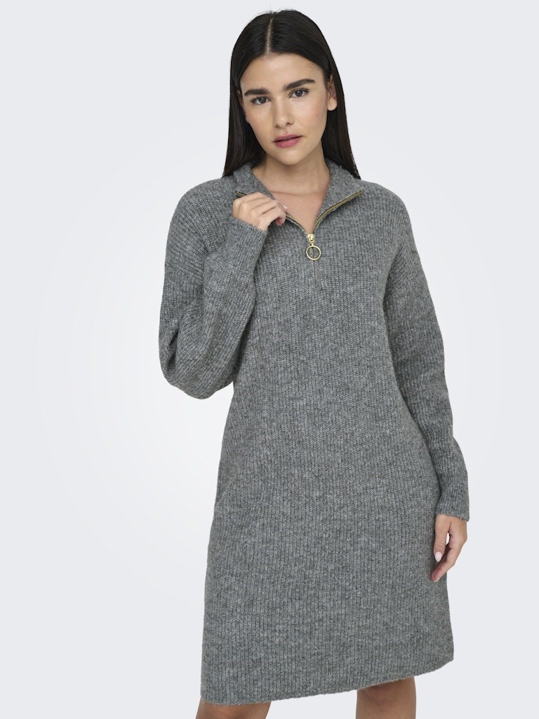 Only Kadın Elbise 15335831 Dark Grey Melange