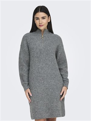 Only Kadın Elbise 15335831 Dark Grey Melange