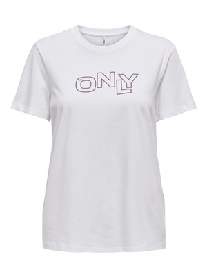Only Kadın T-Shirt 15339251 White