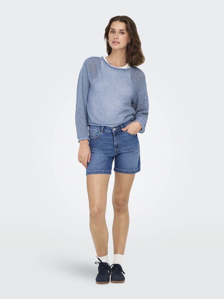Only Kadın Triko 15339534 Soft Chambray