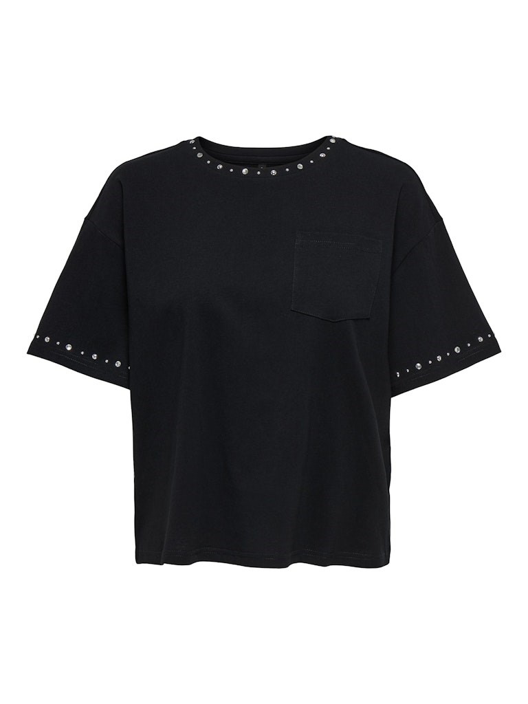 Only Kadın T-Shirt 15343834 Black Silver