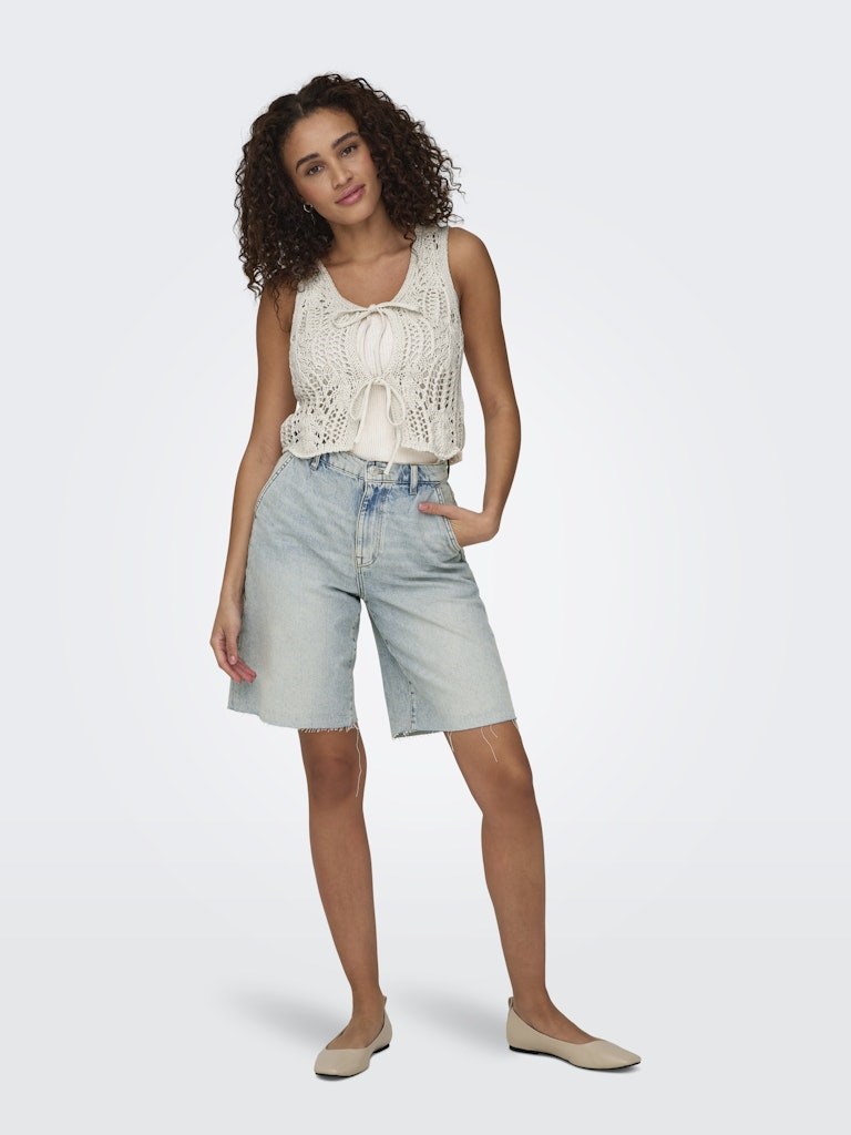 Only Kadın Şort 15344302 Medium Blue Denim