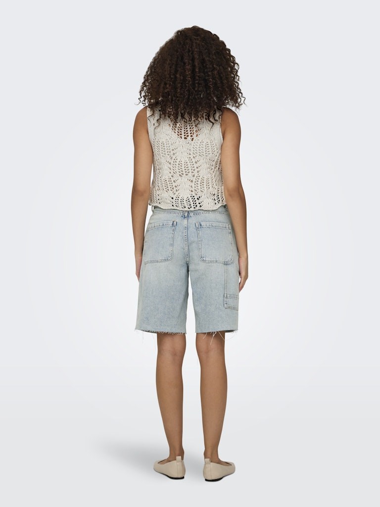 Only Kadın Şort 15344302 Medium Blue Denim