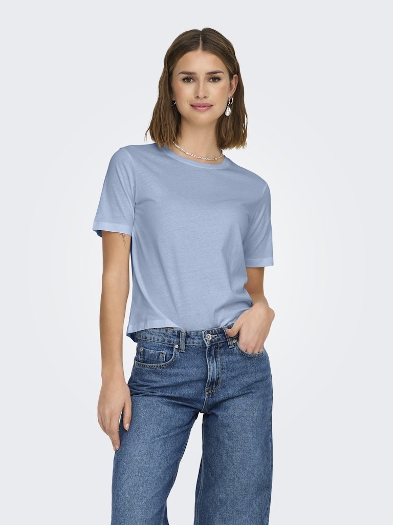 Only Kadın T-Shirt 15344612 Kentucky Blue