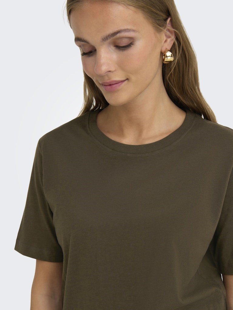 Only Kadın T-Shirt 15344612 Slate Black