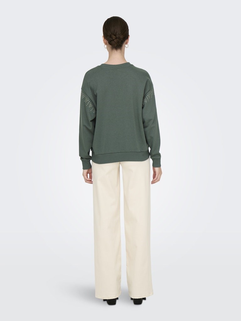Only Kadın S-Shirt 15352999 Balsam Green