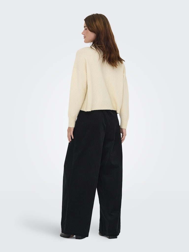 Only Kadın Kazak 15353062 Whitecap Gray