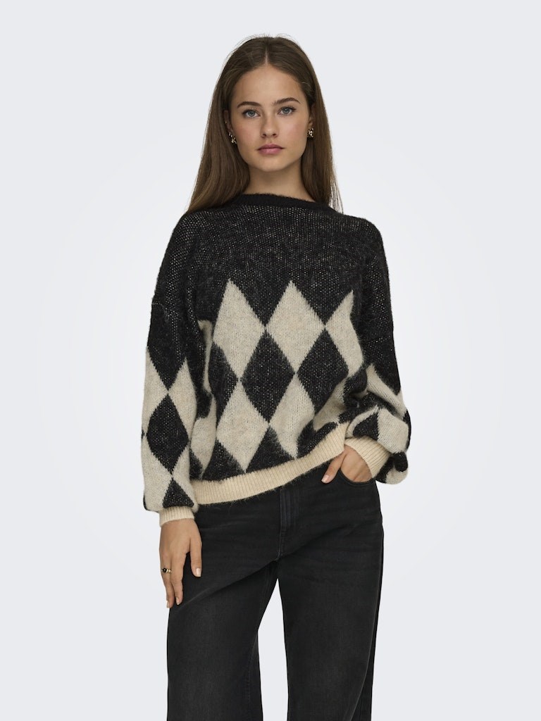 Only Kadın Kazak 15353226 Black