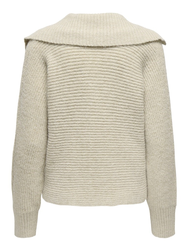 Only Kadın Kazak 15353256 Whitecap Gray