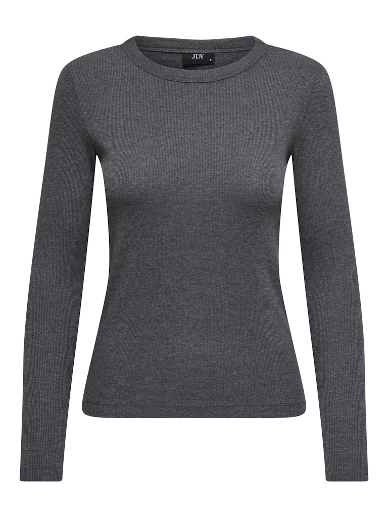 Only Kadın T-Shirt 15360801 Dark Grey Melange