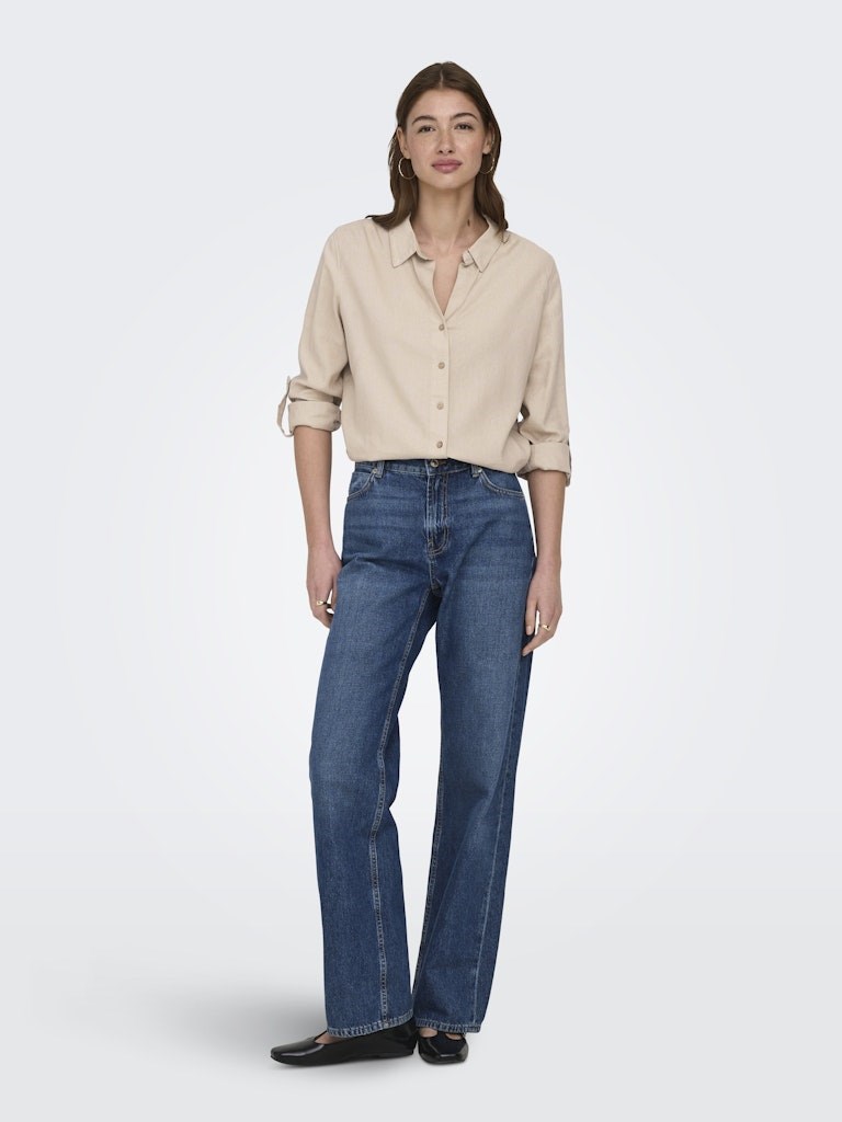 Only Kadın Gömlek 15363991 Oxford Tan