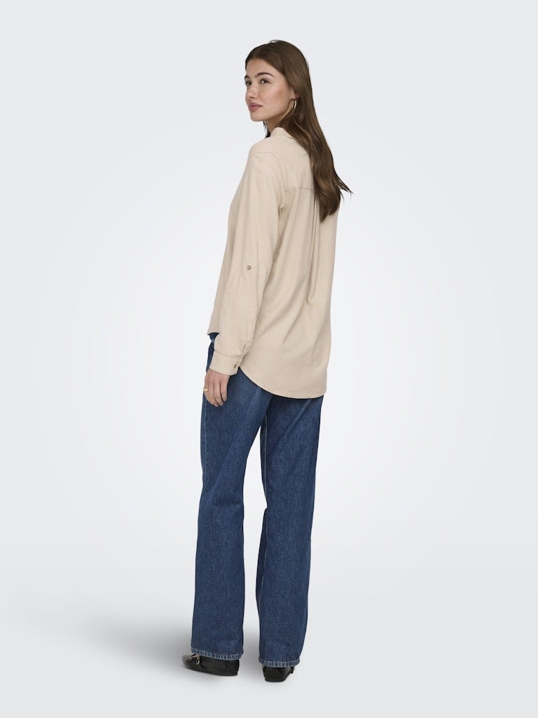 Only Kadın Gömlek 15363991 Oxford Tan