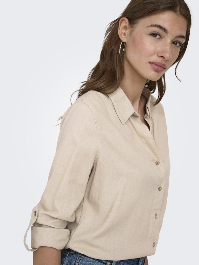 Only Kadın Gömlek 15363991 Oxford Tan