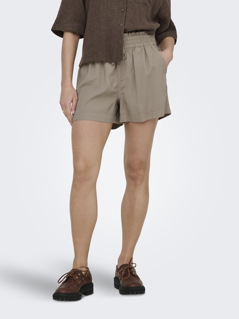 Only Kadın Şort 15364117 Taupe Gray