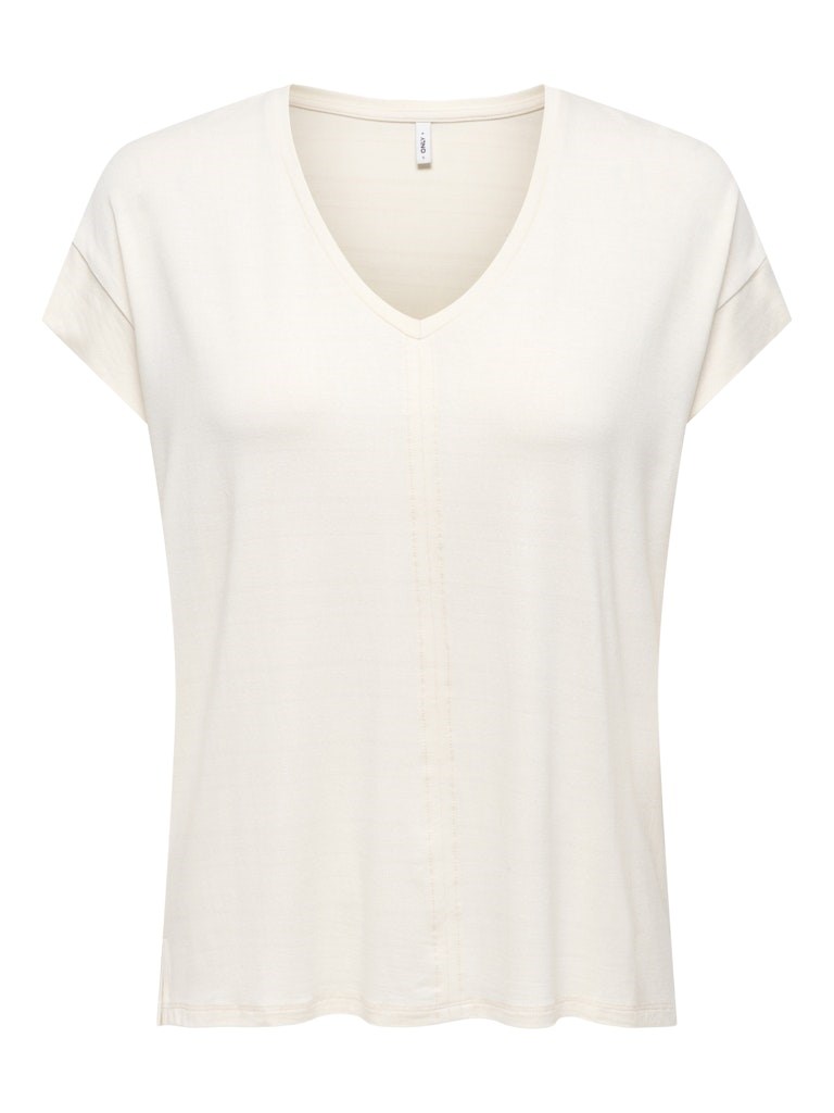 Only Kadın T-Shirt 15369279 Birch