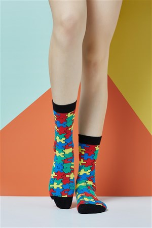 The Socks Company Kadın Çorap 15KDCR773K Çok Renkli