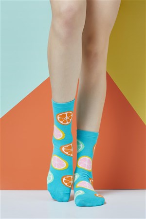 The Socks Company Kadın Çorap 15KDCR781K Çok Renkli