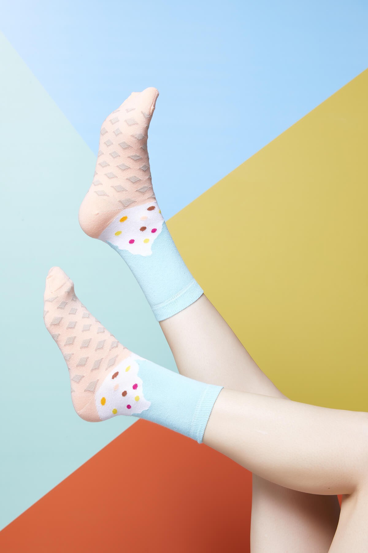 The Socks Company Kadın Çorap 15KDCR785K Çok Renkli