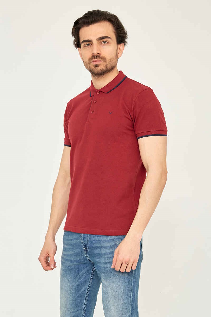 Cazador Erkek T-Shirt 17YC1EK04614 Bordo