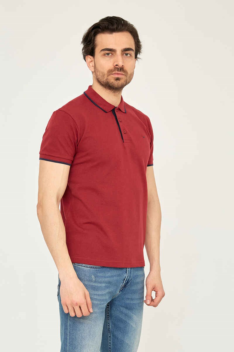 Cazador Erkek T-Shirt 17YC1EK04614 Bordo