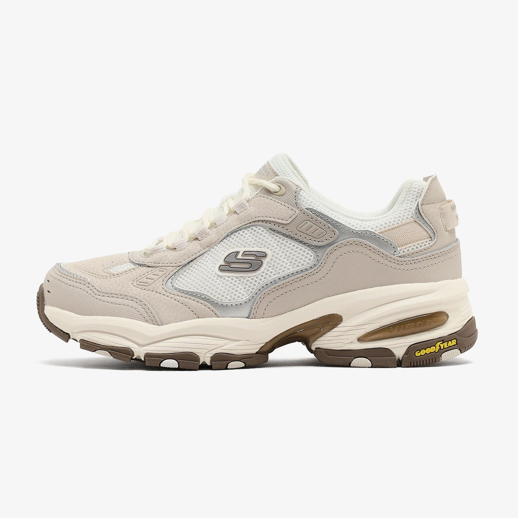 Skechers Kadın Ayakkabı 180247 Bej/Gümüş