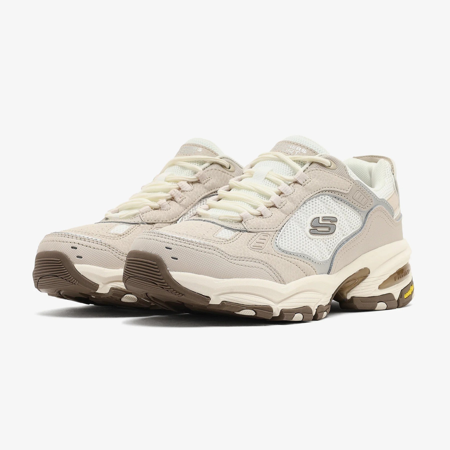 Skechers Kadın Ayakkabı 180247 Bej/Gümüş