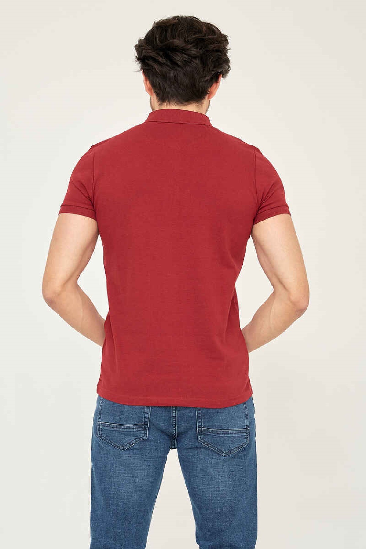 Cazador Erkek T-Shirt 18YC1EK04613 Bordo