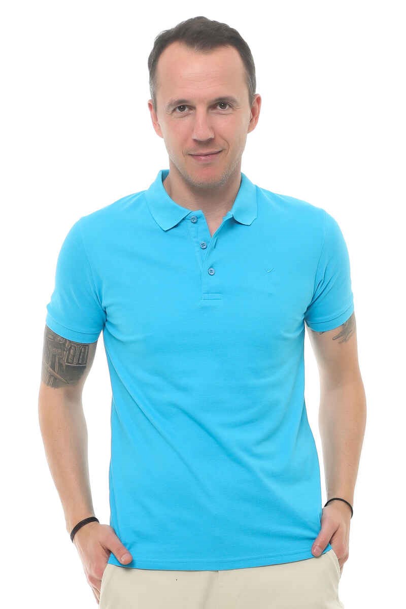 Cazador Erkek T-Shirt 18YC1EK04613 Turkuaz