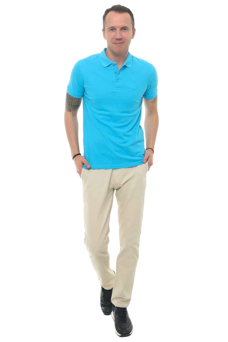 Cazador Erkek T-Shirt 18YC1EK04613 Turkuaz