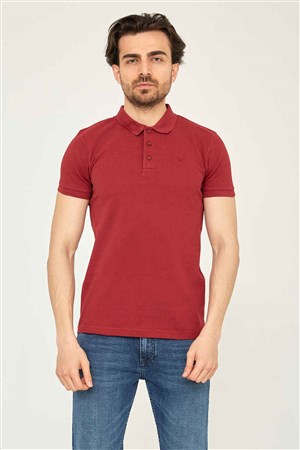 Cazador Erkek T-Shirt 18YC1EK04613 Bordo