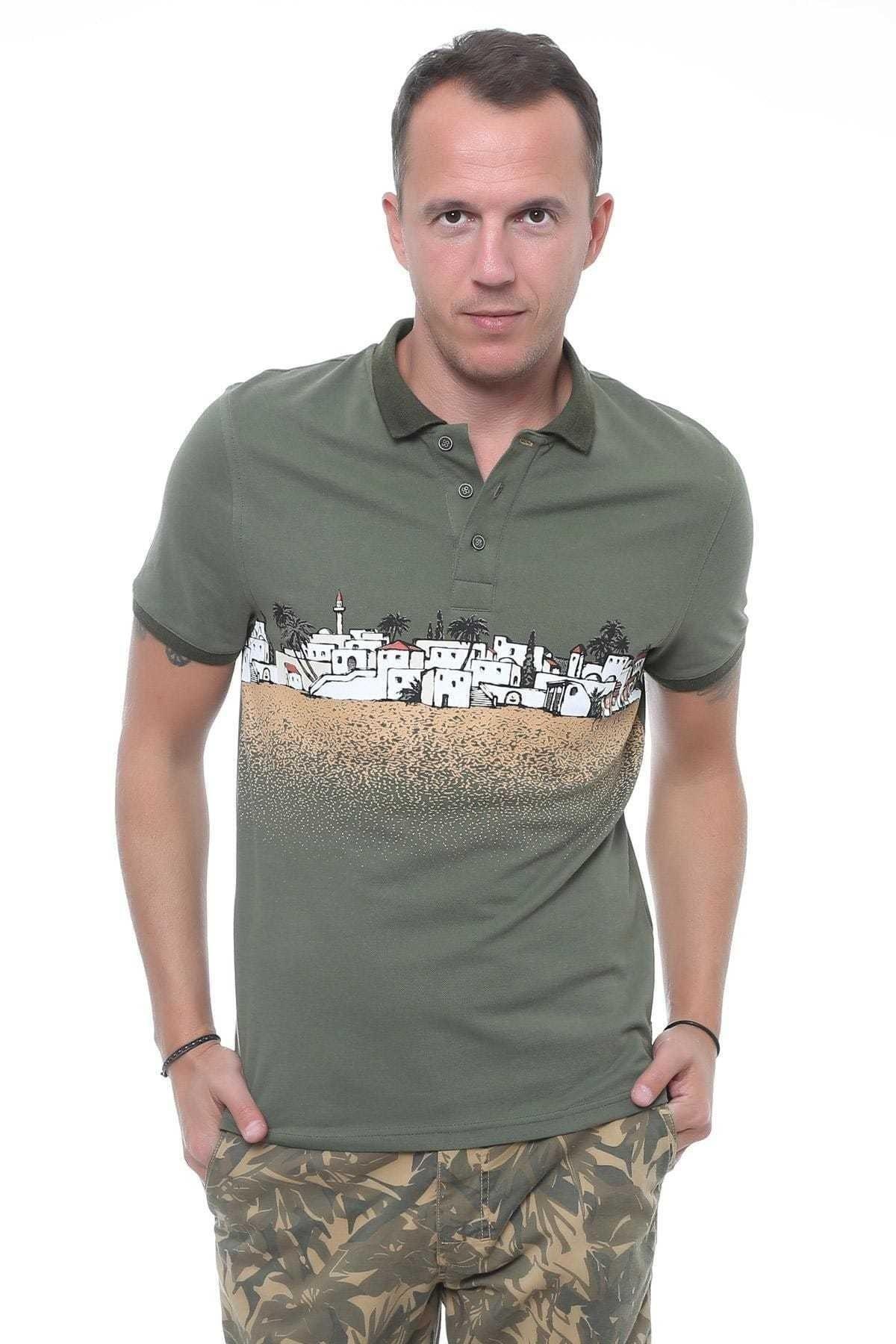 Cazador Erkek T-Shirt 19YCEEOM4052 Hakı