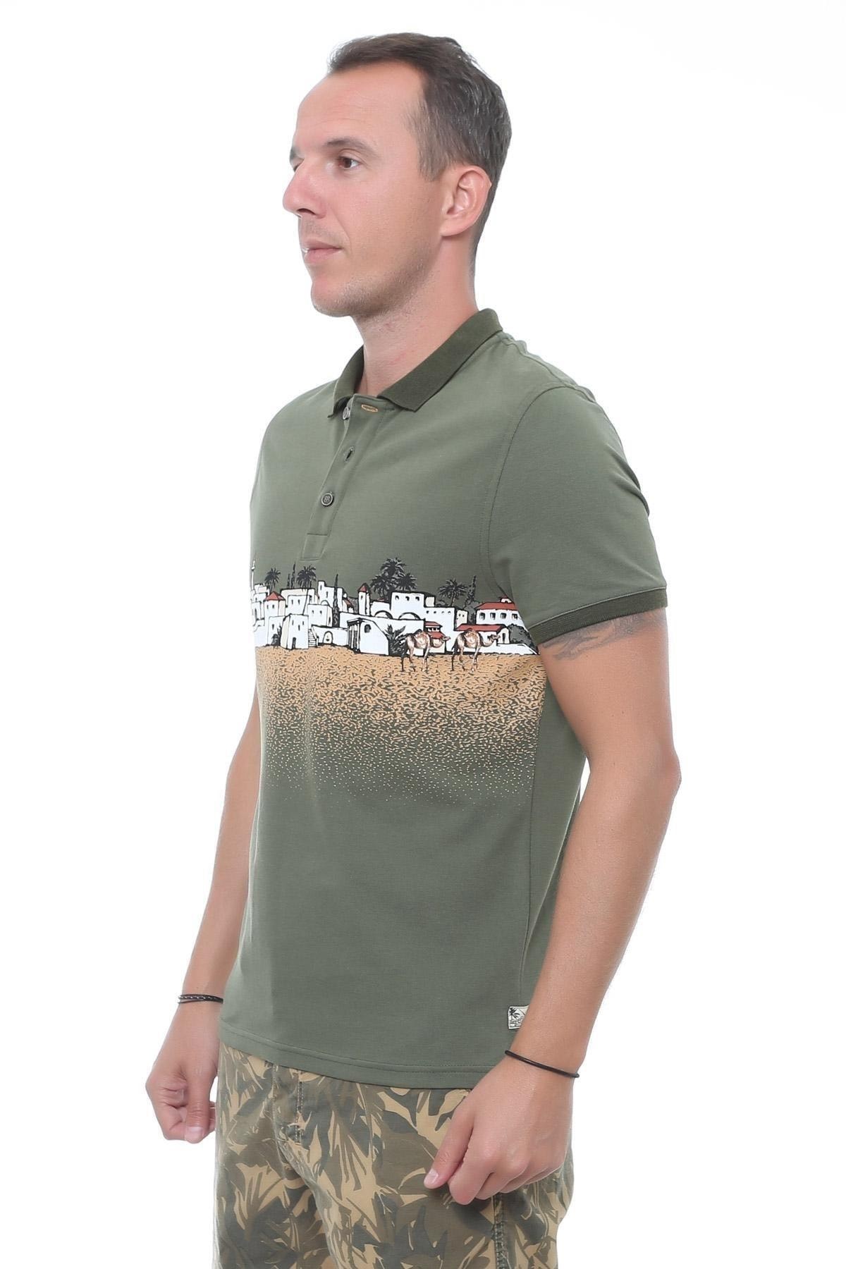 Cazador Erkek T-Shirt 19YCEEOM4052 Hakı