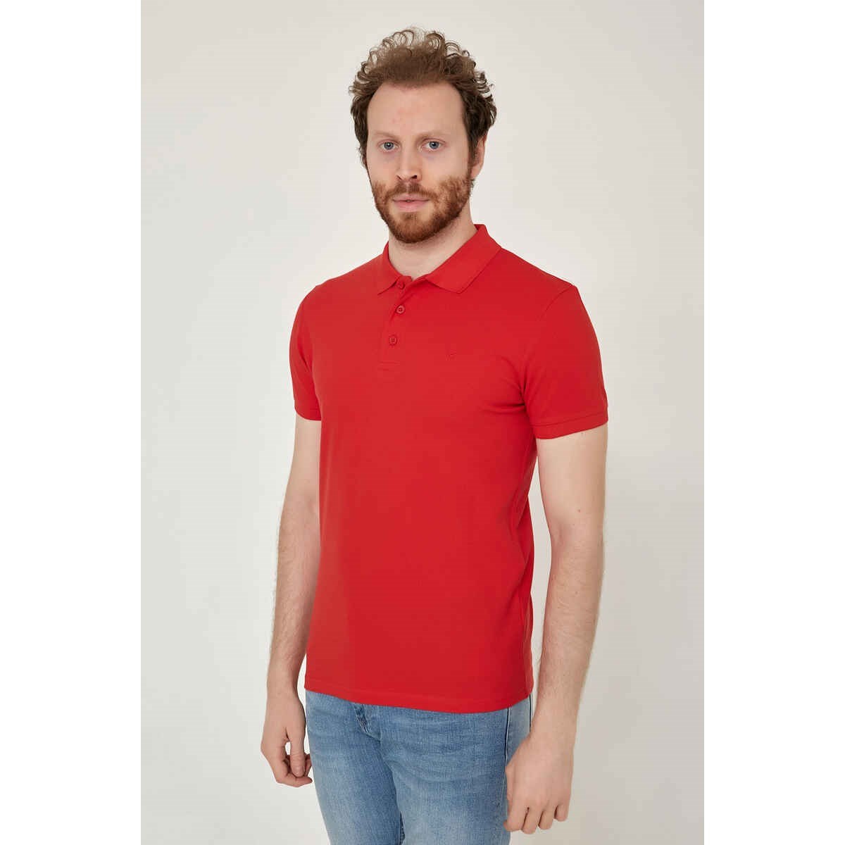 Cazador Erkek T-Shirt 19YCEEOM4613 B.Kırmızı