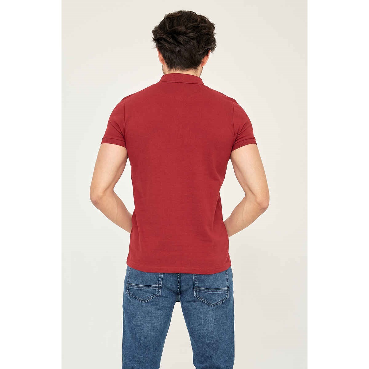 Cazador Erkek T-Shirt 19YCEEOM4613 Bordo