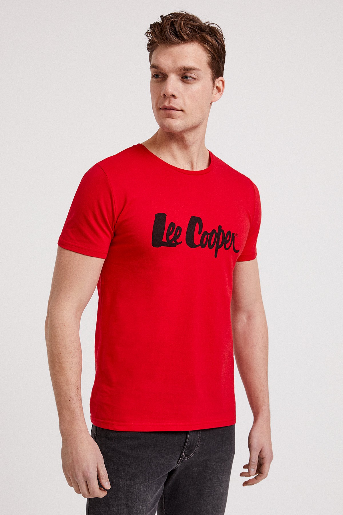 Lee Cooper Erkek T-Shirt 202 LCM 242011 Kırmızı