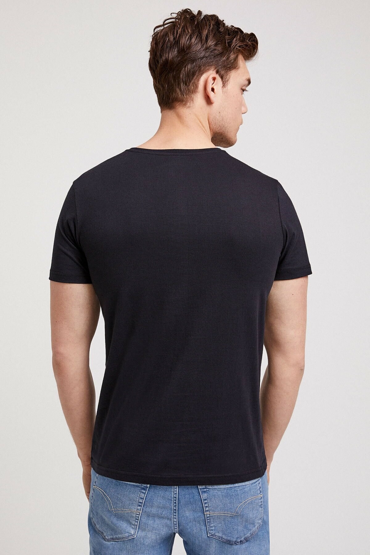 Lee Cooper Erkek T-Shirt 202 LCM 242021 Siyah
