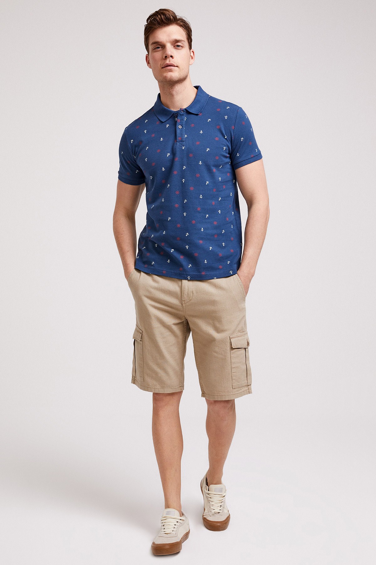 Lee Cooper Erkek T-Shirt 202 LCM 242043 İndigo