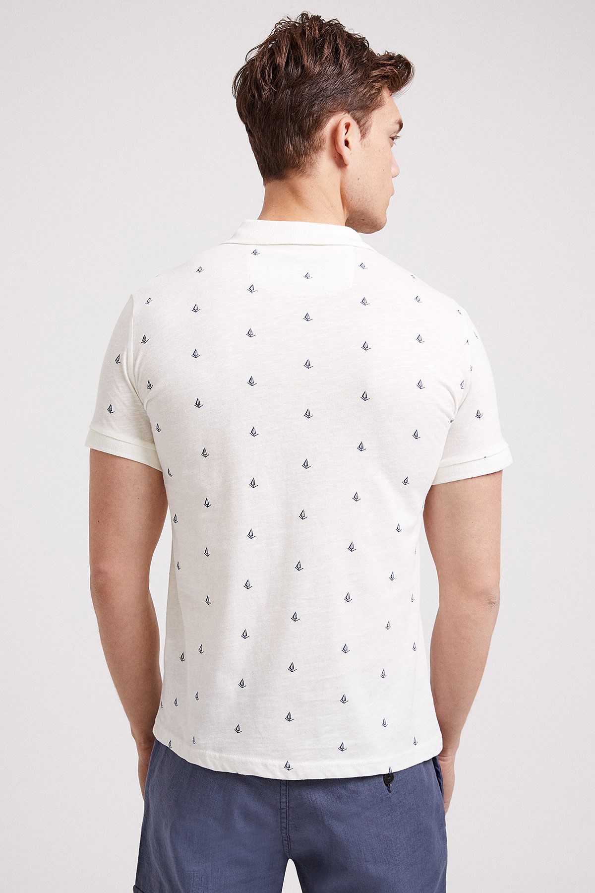 Lee Cooper Erkek T-Shirt 202 LCM 242070 Ekru