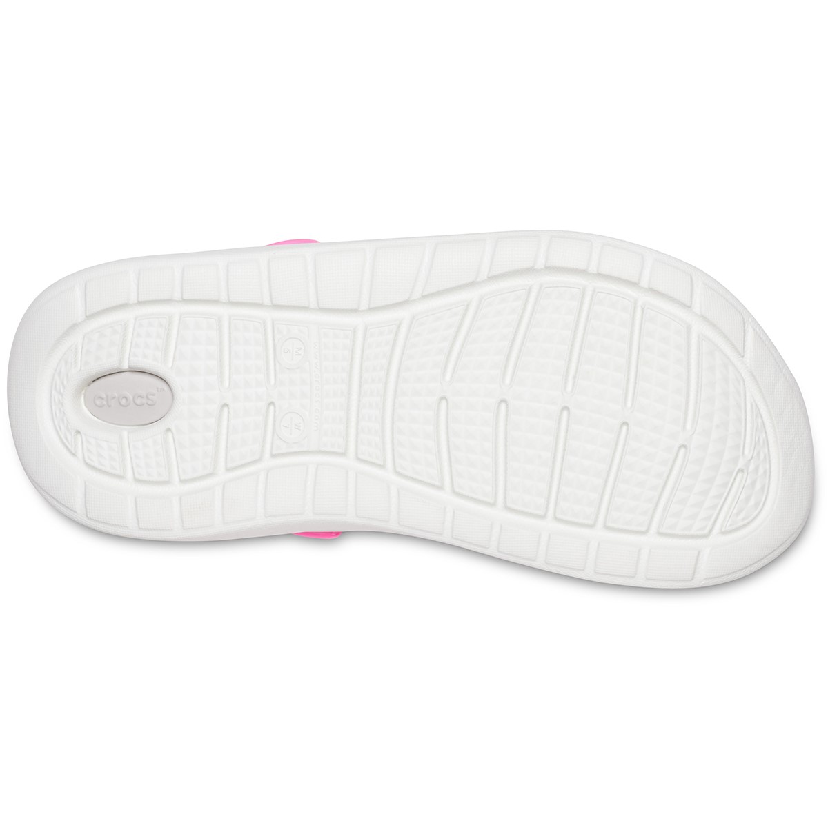 Crocs Unisex Sandalet 204592 Electric Pink/Almost White