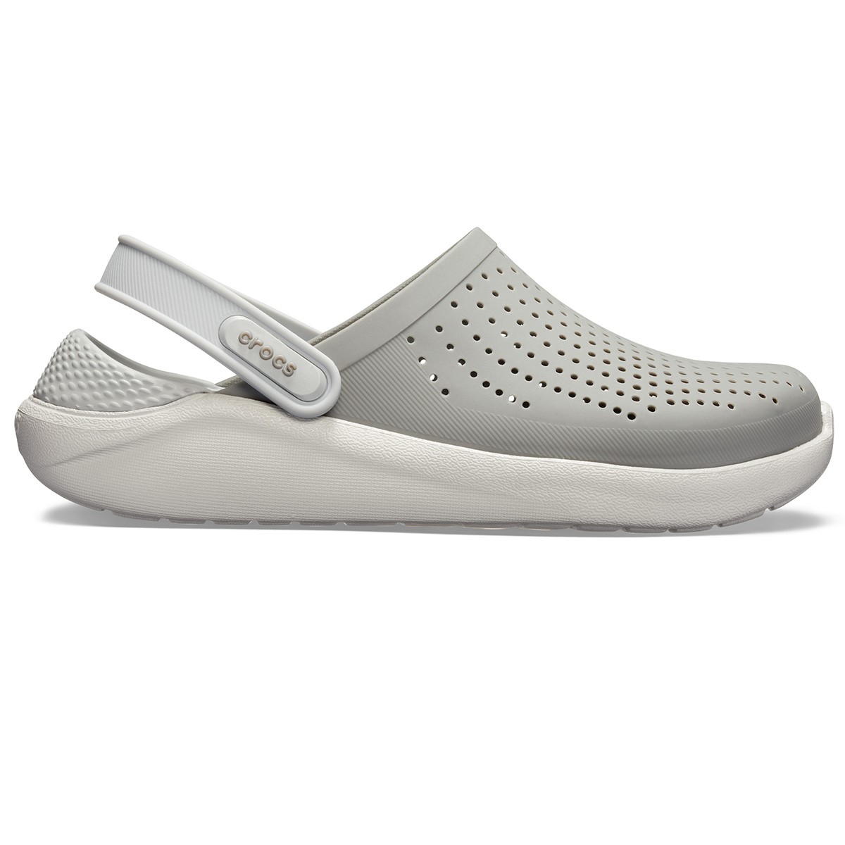 Crocs Unisex Sandalet 204592 Smoke/Pearl White